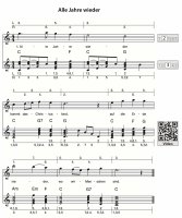 Conny Sommer - „Weihnachtslieder aus aller Welt“ für Kalimba (17 Töne, C-Dur)